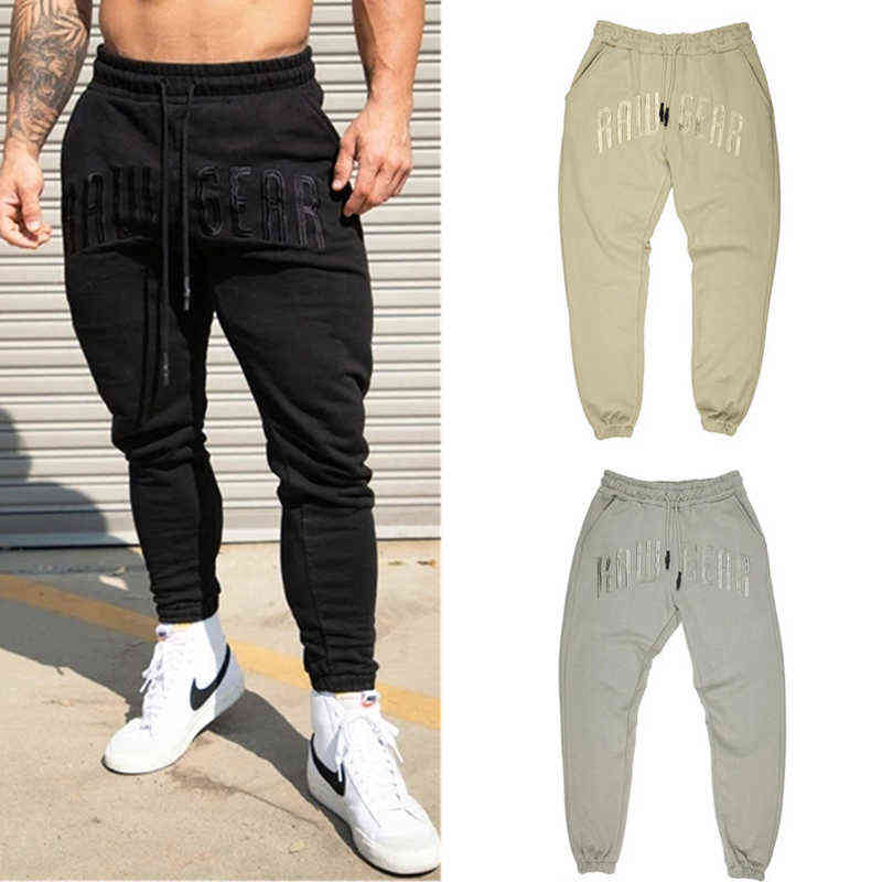 Men Sweatspants Cotton Loose Fitness Stretch Pants Outdoor Running Basketball Training Pants Casual AllMatch Trendy Pants J220629