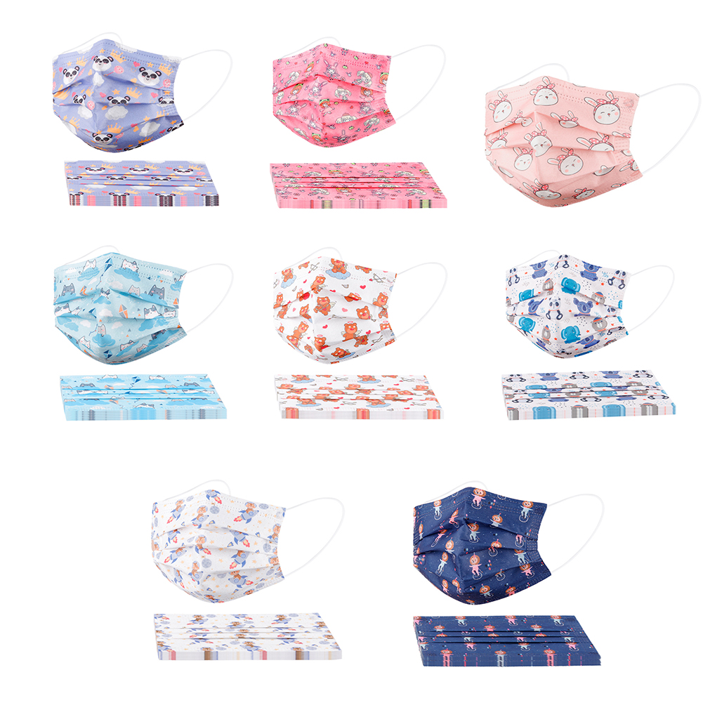 3D Cartoon Animal Pattern Disposable Face Masks Breathable 3-Ply Non-Woven Cup Dust Masks with Elastic Earloop for Kids Boys Girls
3D Cartoon Animal Pattern Disposable Face Masks Breathable 3-Ply Non-Woven Cup Dust Masks with Elastic Earloop for Kids Boys Girls