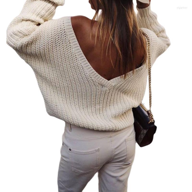 Women's Sweaters Ladies' Pure White V-Neck Multi-Functional Long Sleeve Top Strapless PulloverWomen's Olga22
Women's Sweaters Ladies' Pure White V-Neck Multi-Functional Long Sleeve Top Strapless PulloverWomen's Olga22