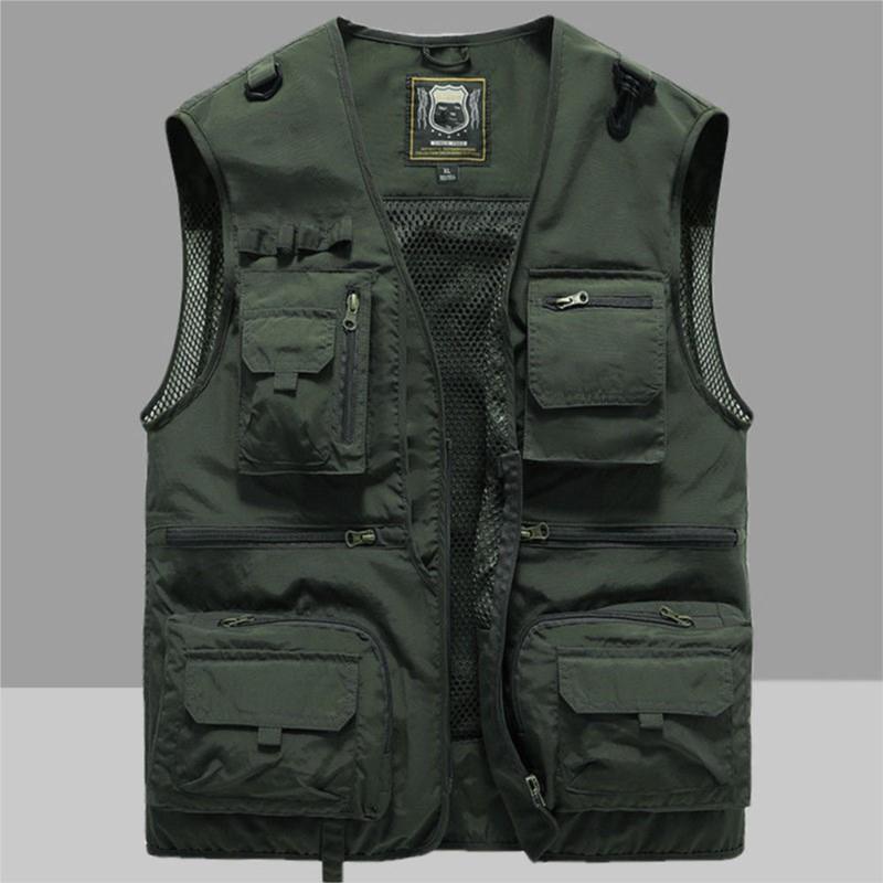 Men's Vests Summer Vest Jacket Men Mesh Coat Military Style Outdoor Lightweight Thin Fishing Coats Sleeveless Fashion Clothing 2022, Sky blue
Men's Vests Summer Vest Jacket Men Mesh Coat Military Style Outdoor Lightweight Thin Fishing Coats Sleeveless Fashion Clothing 2022, Sky blue