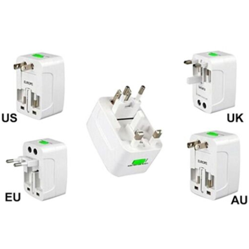 2 USB Charging Universal Travel Adapter All-in-one International World Travel AC Power Converter Plug Adaptor Socket with AU US UK EU converters