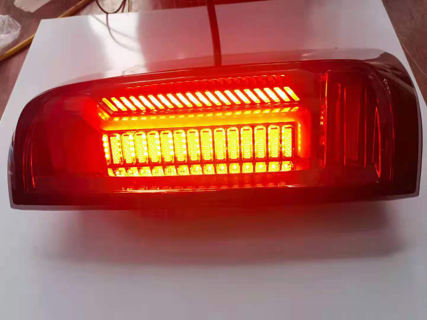 2 Pcs Lights For Ford Ranger LED Tail Light 20 15-20 Taillights Rear Lamp LED Signal Brake Reversing Parking FACELIFT Upgrade