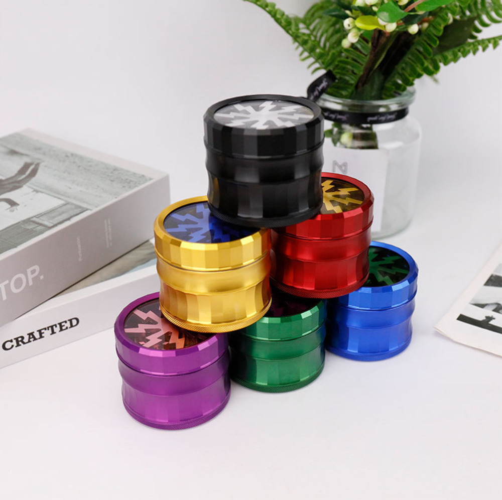Tobacco Smoking Herb Grinders new arrival 4 parts Aluminium Alloy material dia 63mm Collect waist eight teeth have 6 colors With Clear Top Window Lighting Grinder
Tobacco Smoking Herb Grinders new arrival 4 parts Aluminium Alloy material dia 63mm Collect waist eight teeth have 6 colors With Clear Top Window Lighting Grinder