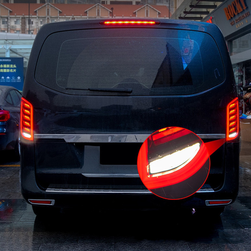 Car Styling Tail Lamp for Vito 2014-2021 V260 LED Tail Light W447 DRL Dynamic Signal Brake Reverse auto Accessories