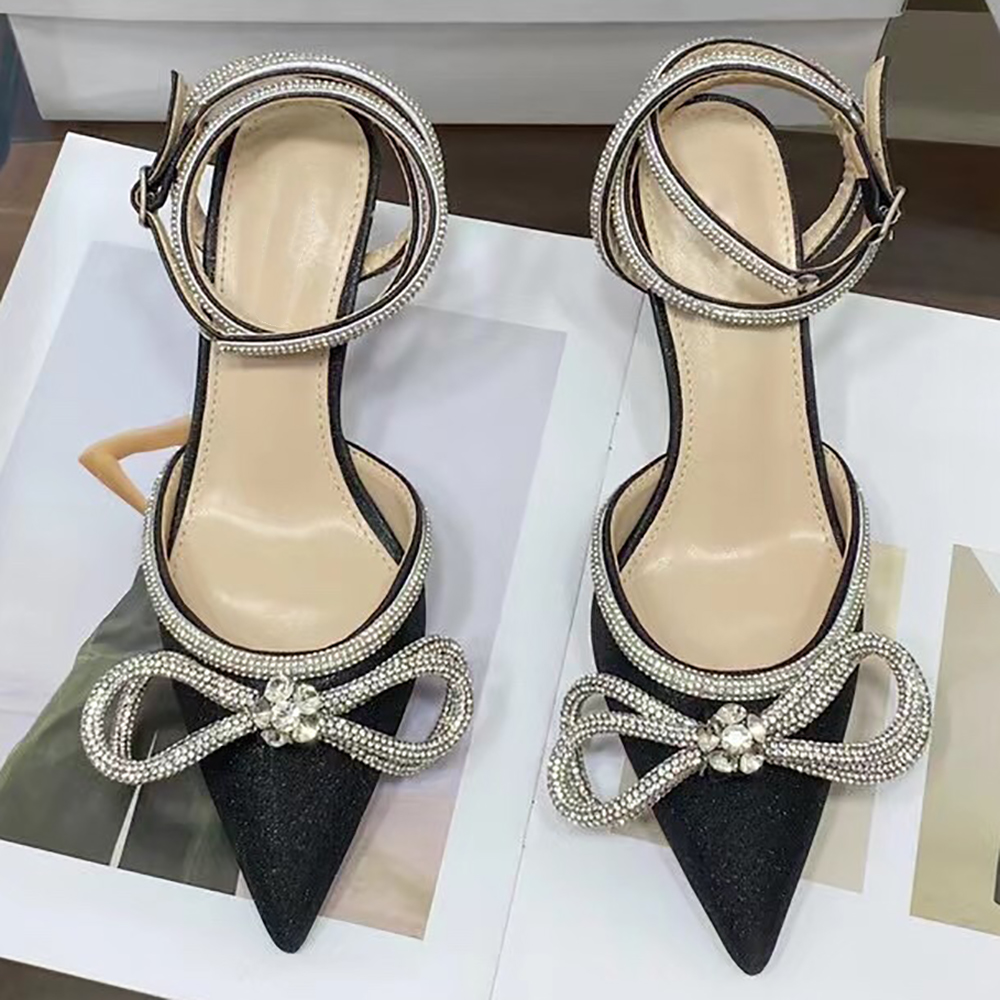 2022 Luxury Designer sandals Dress shoes Evening Slingback Satin Bow Pumps high heels Point-toe Crystal-Embellishments rhinestone Diamond shoes, Dark brown
2022 Luxury Designer sandals Dress shoes Evening Slingback Satin Bow Pumps high heels Point-toe Crystal-Embellishments rhinestone Diamond shoes, Dark brown