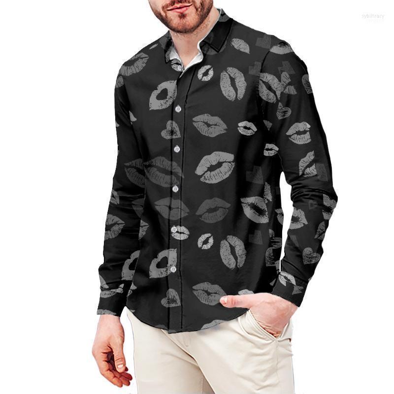 Men's Dress Shirts HYCOOL Sexy Lip Kiss Printed Long Sleeve Shirt Men Slim Stretch Polyester Black Sybi22, Ysfa1797f70
Men's Dress Shirts HYCOOL Sexy Lip Kiss Printed Long Sleeve Shirt Men Slim Stretch Polyester Black Sybi22, Ysfa1797f70