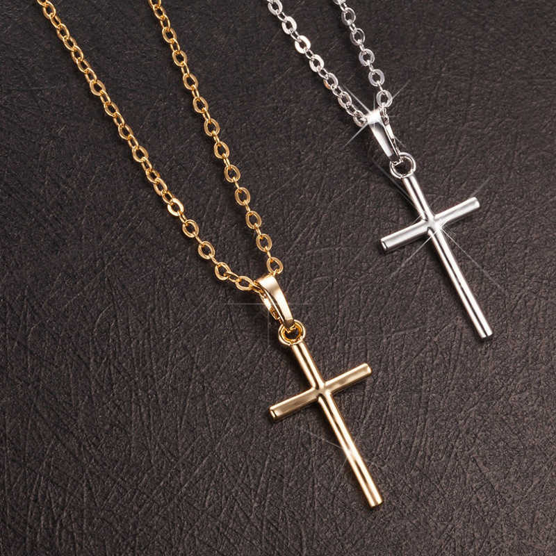 Minimalist Cross Necklace Women Pendant Simple Gold Color Chain Metal Jewelry Clavicle Choker Men Couple Party Daily Gifts
Minimalist Cross Necklace Women Pendant Simple Gold Color Chain Metal Jewelry Clavicle Choker Men Couple Party Daily Gifts
