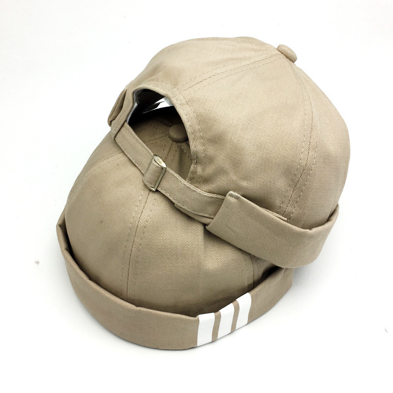 Streetwear Brimless Beanie Hip Hop Skullcap Docker Melon Sailor Short Cap Hats Winter Autumn Casual Vintage Beanies Hat 220816