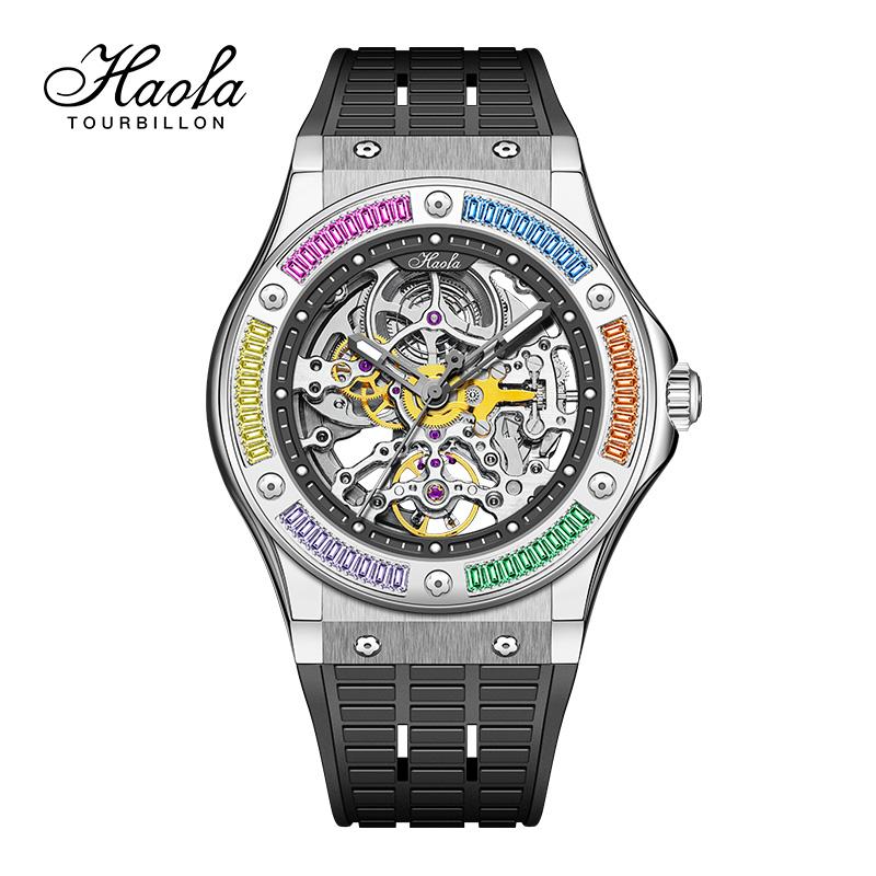 Wristwatches Haofa Luxury Automatic Mens Watch Sapphire Rhinestone Case Self-Wind Mechanical Skeleton For Men Waterproof Fashion 1913SWristw, B-1913
Wristwatches Haofa Luxury Automatic Mens Watch Sapphire Rhinestone Case Self-Wind Mechanical Skeleton For Men Waterproof Fashion 1913SWristw, B-1913