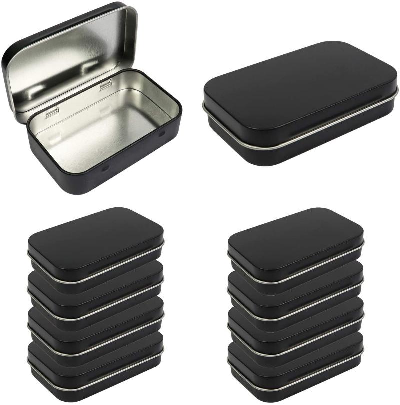 Storage Bottles & Jars Cigarette Case Metal Rectangular Empty Hinged Tins Box Containers Black Mini Portable Jewelry Candy Coin Key Organize
Storage Bottles & Jars Cigarette Case Metal Rectangular Empty Hinged Tins Box Containers Black Mini Portable Jewelry Candy Coin Key Organize