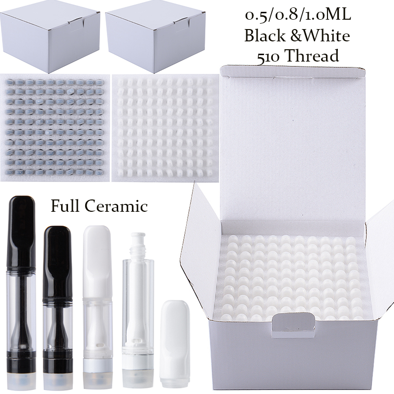 TOP Full Ceramic Vape Cartridges Atomizers 0.5ml 0.8ml 1.0ml vapes pen cartridge 510 Disposable Carts Thick Oil Lead Free Ceramics Coils No Heavy Metal Cart
TOP Full Ceramic Vape Cartridges Atomizers 0.5ml 0.8ml 1.0ml vapes pen cartridge 510 Disposable Carts Thick Oil Lead Free Ceramics Coils No Heavy Metal Cart