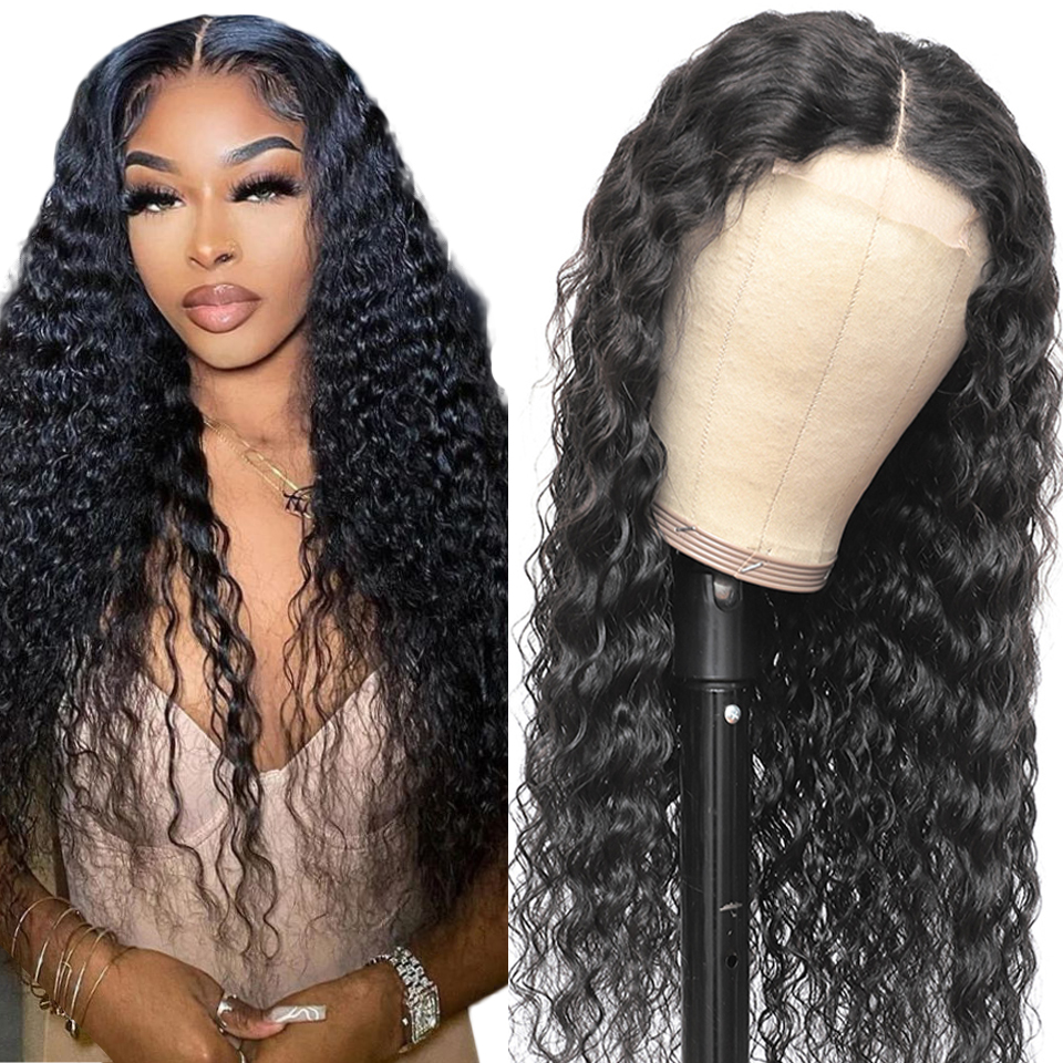 30inch Brazilian Water Wave Lace Frontal Wigs 250 Density 4X4 Lace closure Human Hair Wig Natural Color, 150% density
30inch Brazilian Water Wave Lace Frontal Wigs 250 Density 4X4 Lace closure Human Hair Wig Natural Color, 150% density