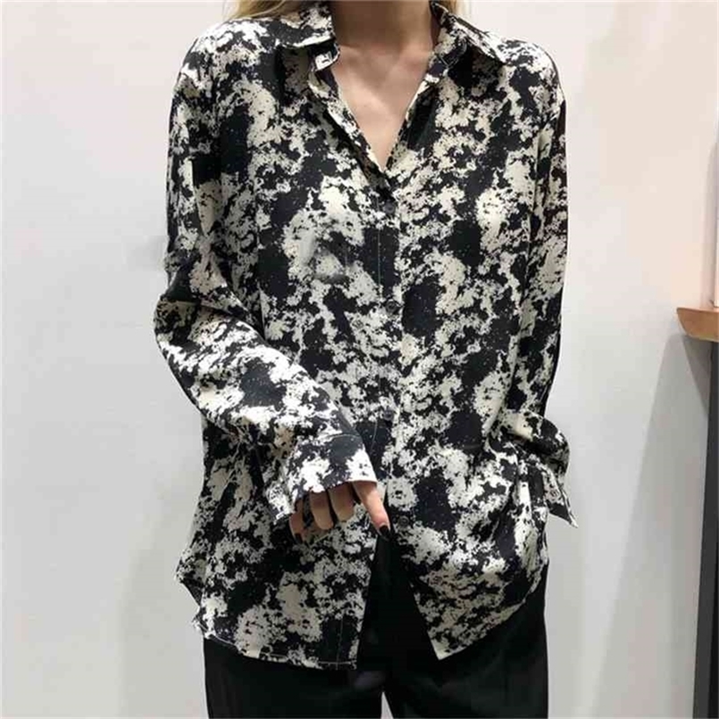 Vintage Print Button Blouses Women Single Breasted Casual Chiffon Tops Spring Korean Fashion Shirts 210607, Mixed color
Vintage Print Button Blouses Women Single Breasted Casual Chiffon Tops Spring Korean Fashion Shirts 210607, Mixed color