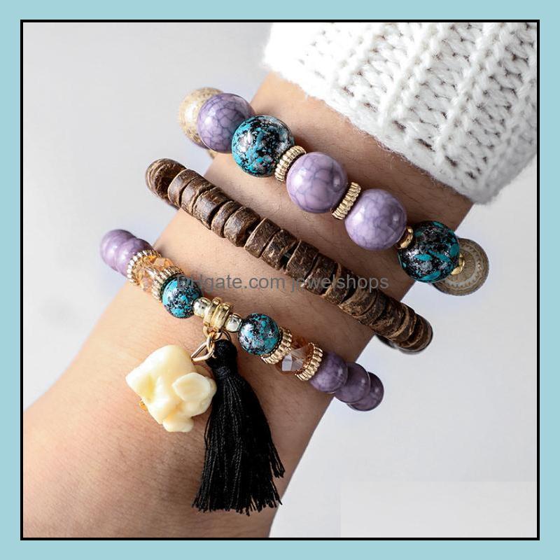 Handmade Natural Stone Tassels Beads Bracelet Zebra Charm Elephant Sets For Women Men Yoga Jewelry Gifts Link Chain Drop Delivery 2021 Brac
Handmade Natural Stone Tassels Beads Bracelet Zebra Charm Elephant Sets For Women Men Yoga Jewelry Gifts Link Chain Drop Delivery 2021 Brac