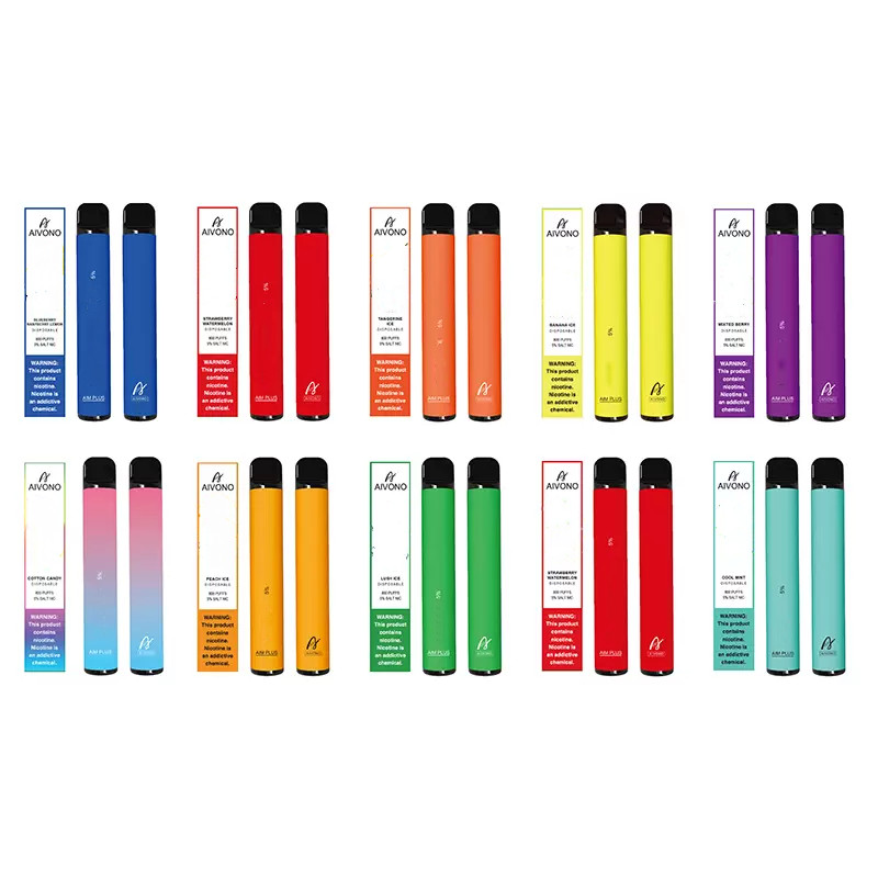 Aivono Cigarette Aim Plus 800 Puffs Disposable Vapes 550mAh Internal Battery 0% 2% 5% Nic Salt English Sweden Netherlands Version 22 Fruit Flavors 100% Original
Aivono Cigarette Aim Plus 800 Puffs Disposable Vapes 550mAh Internal Battery 0% 2% 5% Nic Salt English Sweden Netherlands Version 22 Fruit Flavors 100% Original