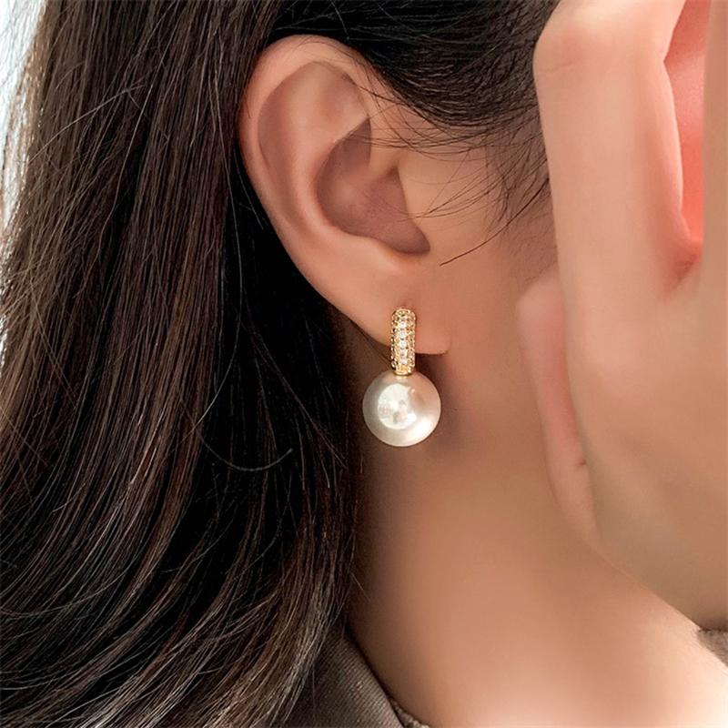 Hoop & Huggie Flashbuy Korea Elegant Cute Pearl Earrings For Women Classic Small Zircon Copper Alloy Earring Wedding JewleryHoop
Hoop & Huggie Flashbuy Korea Elegant Cute Pearl Earrings For Women Classic Small Zircon Copper Alloy Earring Wedding JewleryHoop