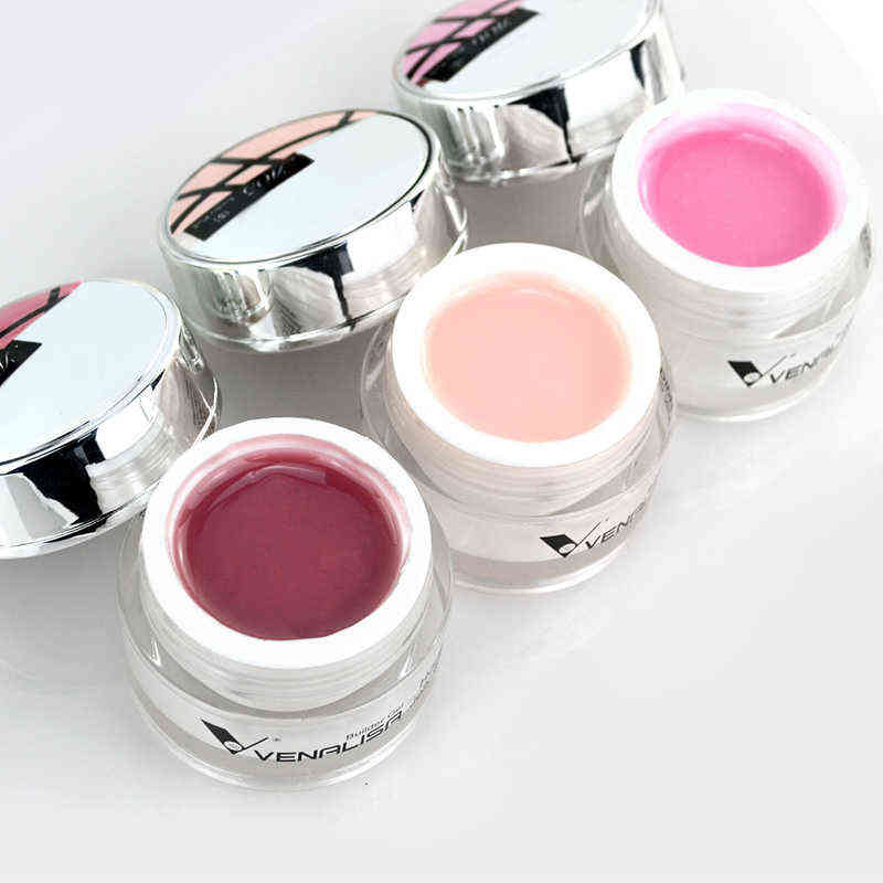 NXY Nail Gel Clear Color Extension Pearl Glittle Canni Supply Camouflage Fasting Jelly Self Leveling Acrylic 0328