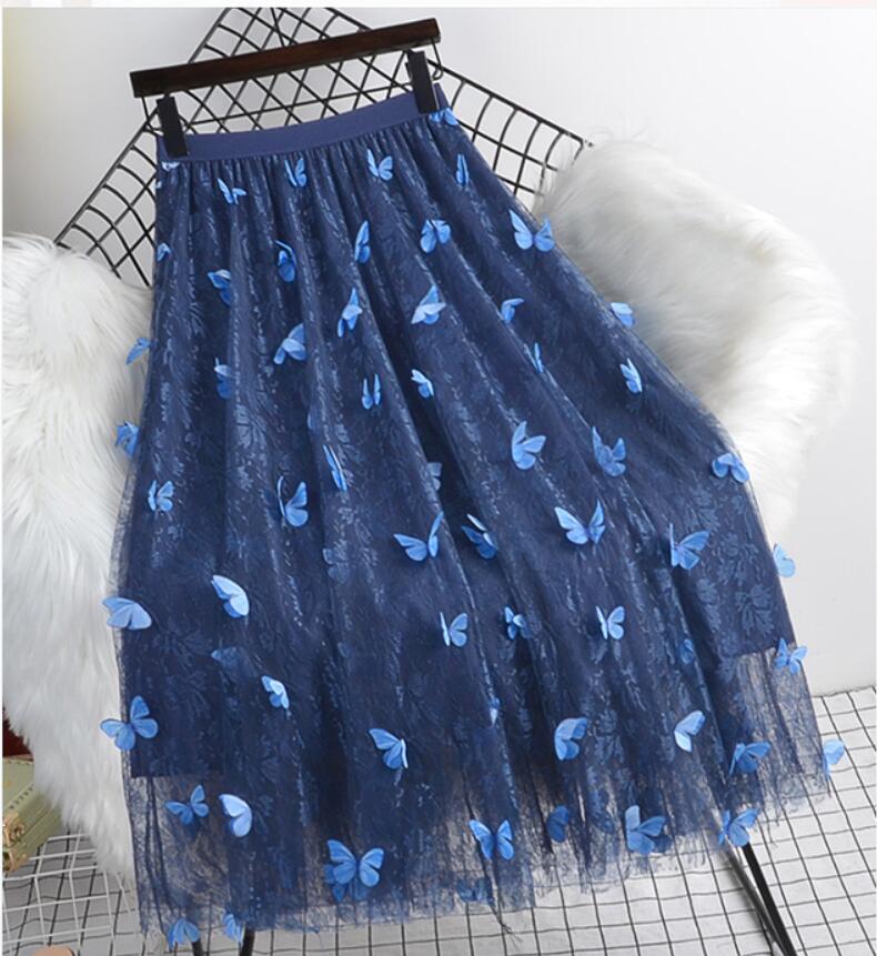 Mesh Appliques Butterfly Long Skirt Wome Clothes Autumn Elastic High Wasit Harajuku Vintage Office Skirts Female 2022, Same as picture
Mesh Appliques Butterfly Long Skirt Wome Clothes Autumn Elastic High Wasit Harajuku Vintage Office Skirts Female 2022, Same as picture