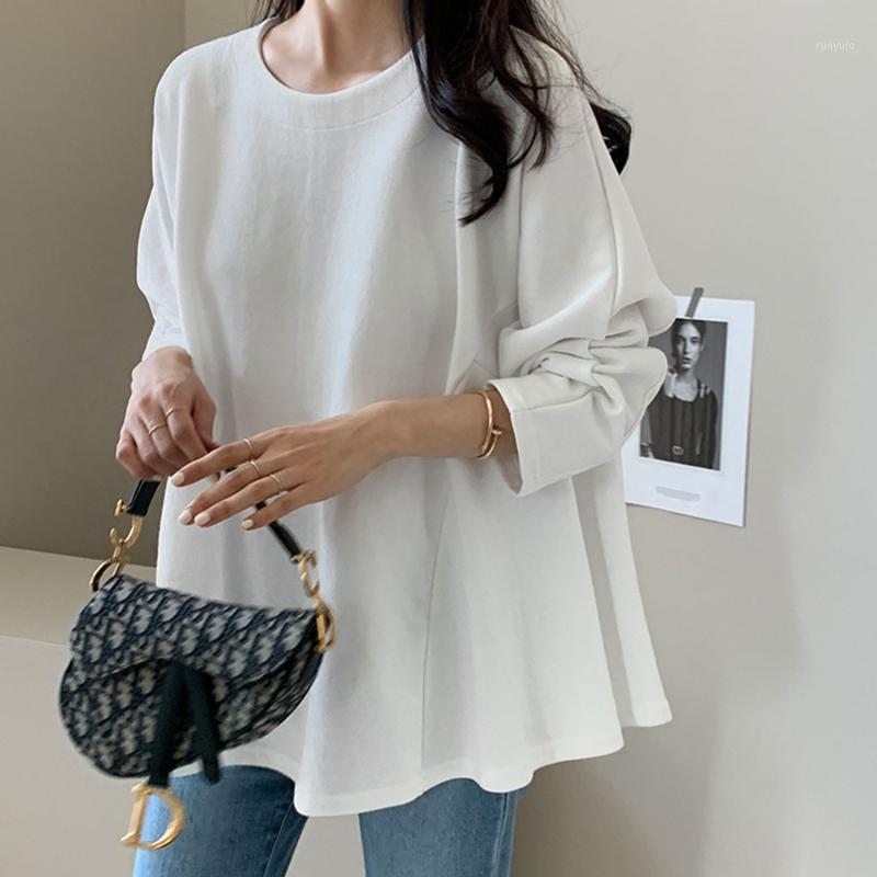 Women's T-Shirt Women Solid Color Loose Slim Round Neck Female Elegant Fashion Casual Korean Long Sleeve Fall Chic Spring Trendy, Black
Women's T-Shirt Women Solid Color Loose Slim Round Neck Female Elegant Fashion Casual Korean Long Sleeve Fall Chic Spring Trendy, Black