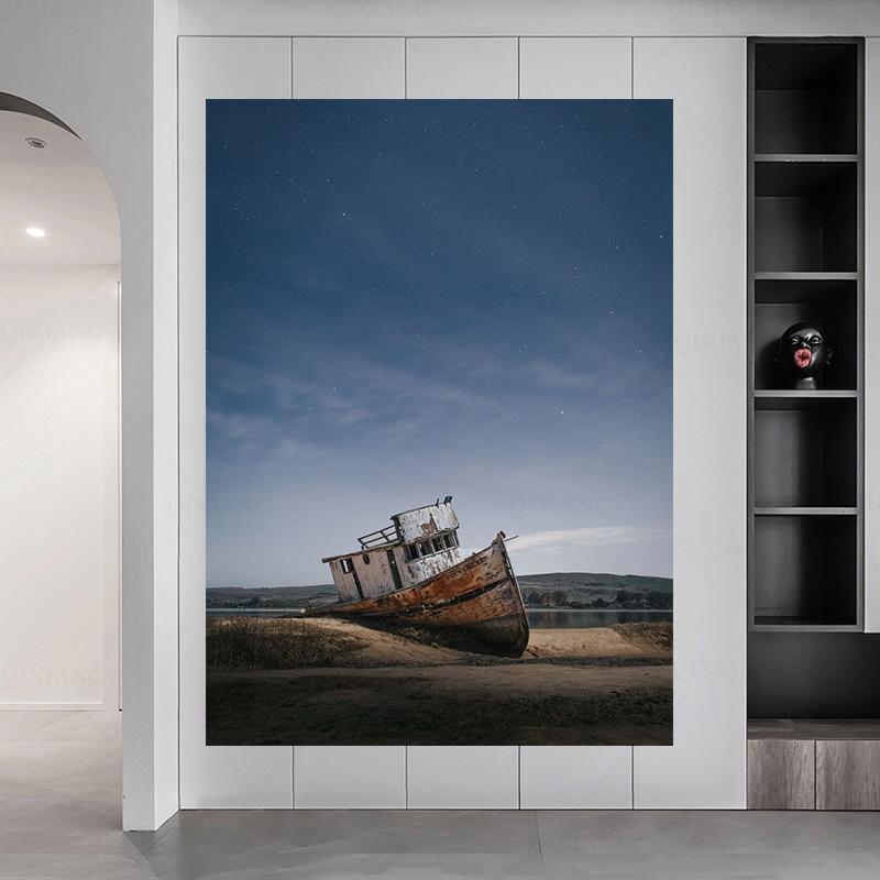 Paintings Abandoned Ship Landscape Picture Art Oil Painting Canvas Poster Wall Pictures For Living Room Home Decor Nordic
Paintings Abandoned Ship Landscape Picture Art Oil Painting Canvas Poster Wall Pictures For Living Room Home Decor Nordic