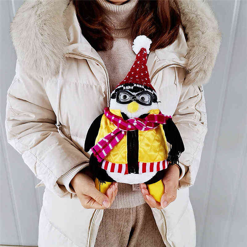 47/27CM Cute Serious Friends Joey's Friend HUGSY Plush PENGUIN Rachel Stuffed Animal Doll for Kids Birthday Gift G220419