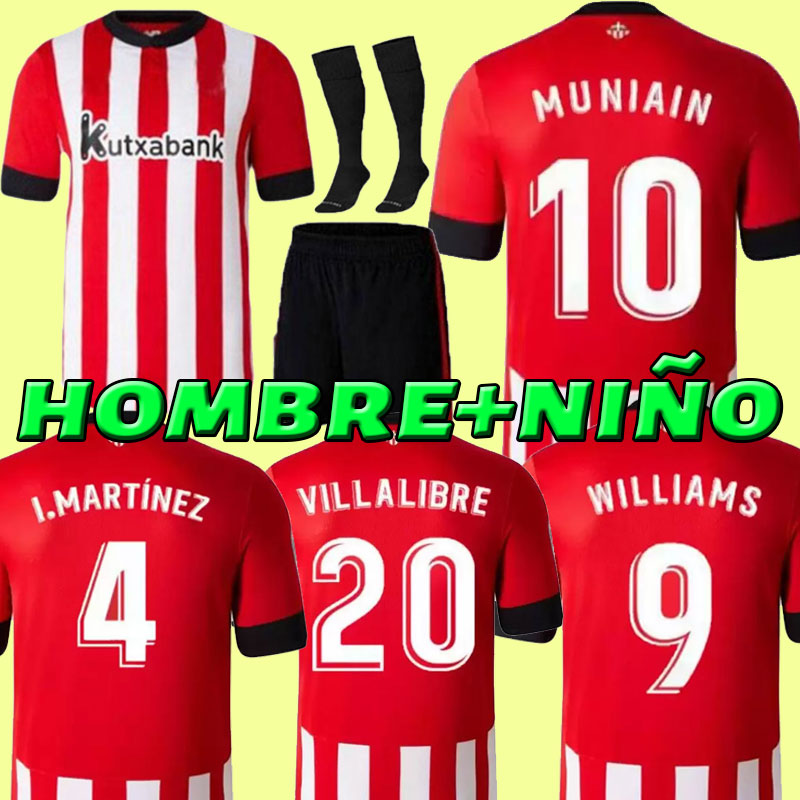 22 23 Bilbao home soccer Jerseys away ESPANA 2022 2023 Camiseta de futbol I.LEKUE I.MARTINZ RAUL GARCIA jersey WILLIAMS MUNIAIN 10 RED men kids kit football shirts, 22-23 home player version
22 23 Bilbao home soccer Jerseys away ESPANA 2022 2023 Camiseta de futbol I.LEKUE I.MARTINZ RAUL GARCIA jersey WILLIAMS MUNIAIN 10 RED men kids kit football shirts, 22-23 home player version