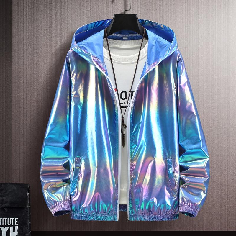 Men's Jackets Summer Colorful Shiny Sunscreen Clothing For Men And Women Couples Thin Breathable Color Jacket Trend Large SizeMen's, Blue
Men's Jackets Summer Colorful Shiny Sunscreen Clothing For Men And Women Couples Thin Breathable Color Jacket Trend Large SizeMen's, Blue