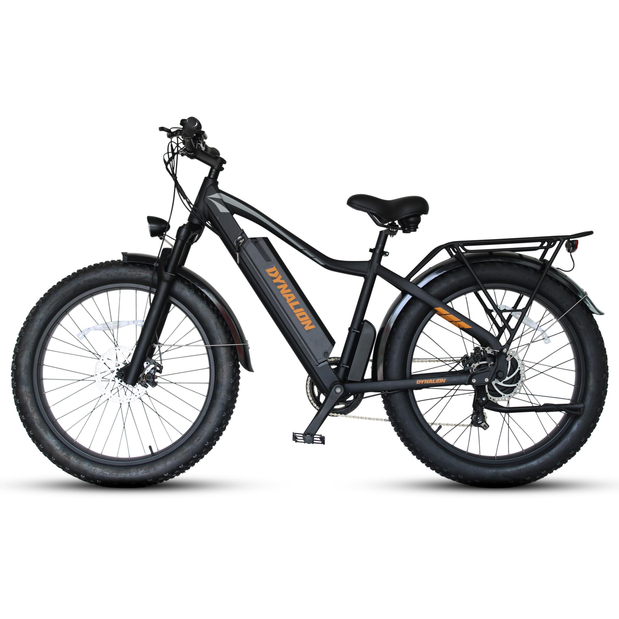 Dynalion Electric Bike Adults 26" Fat Wide Tire 48V16Ah Li-ion Battery 750W Motor Front and Rear Disc Brake Shimano 7-Speed Derailleur Mountain Ebike UL Certified
Dynalion Electric Bike Adults 26" Fat Wide Tire 48V16Ah Li-ion Battery 750W Motor Front and Rear Disc Brake Shimano 7-Speed Derailleur Mountain Ebike UL Certified