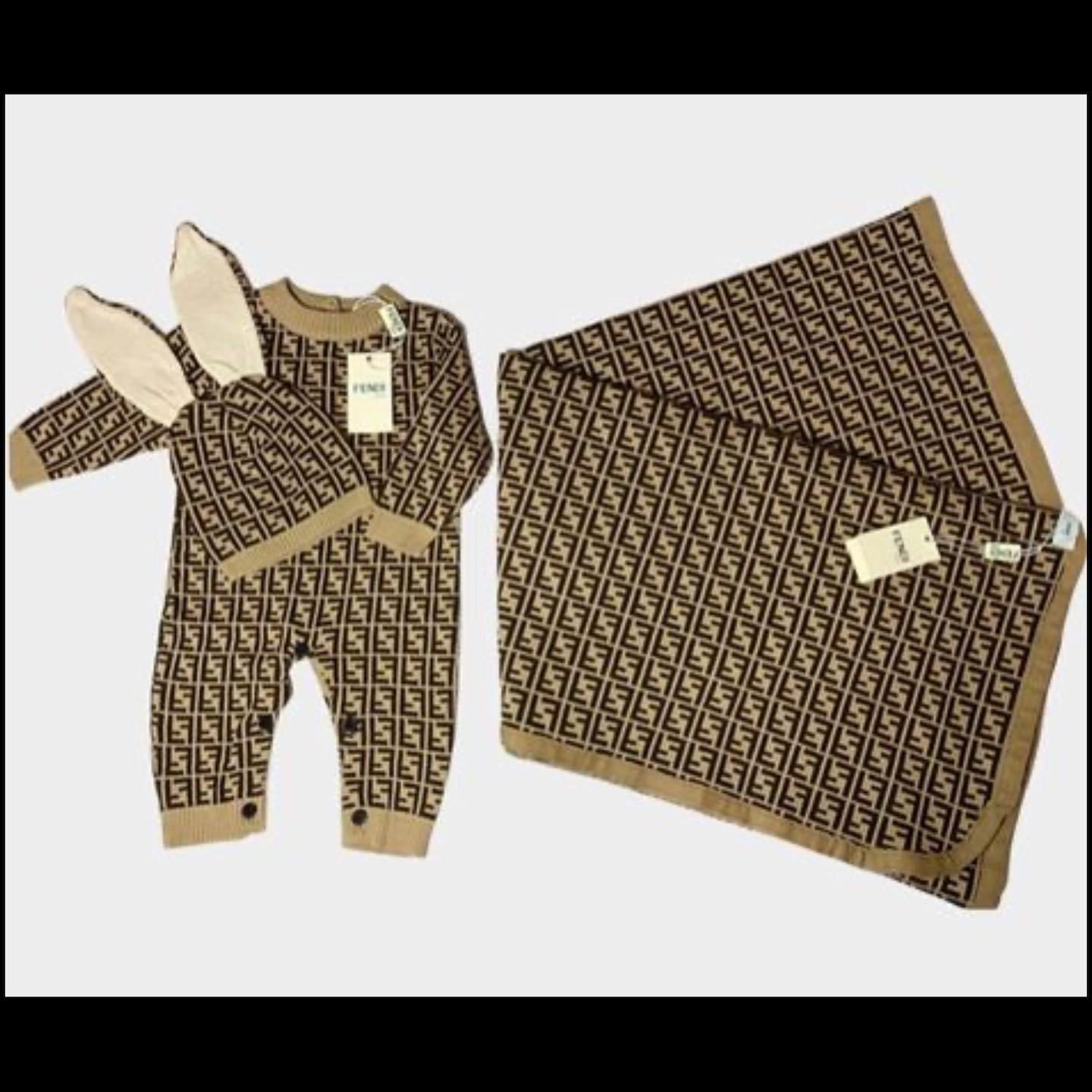 Baby Newborn Knitted Blanket Sweater Romper Longsleeve Outfit Cotton Jumpsuit with Warm Hat Children Plaid Cotton Clothes Set, 001
Baby Newborn Knitted Blanket Sweater Romper Longsleeve Outfit Cotton Jumpsuit with Warm Hat Children Plaid Cotton Clothes Set, 001