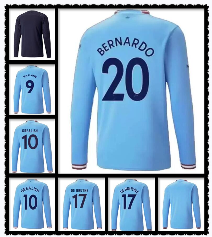 22 23 GREALISH 9 ManCNEstER soccer jerseys long sleeve GREALISH DE BRUYNE 2022 2023 STERLING FODEN BERNARDO MANS city football shirts cup league patch jersey tn
22 23 GREALISH 9 ManCNEstER soccer jerseys long sleeve GREALISH DE BRUYNE 2022 2023 STERLING FODEN BERNARDO MANS city football shirts cup league patch jersey tn