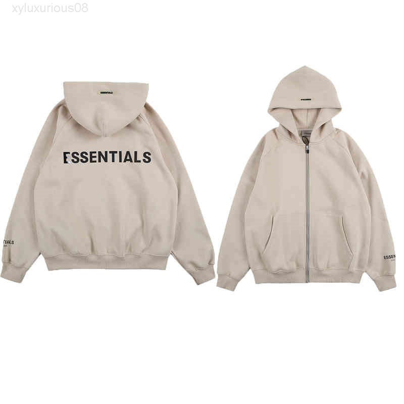 Double Feel of God Essentials Thread Fog Zipper Cardigan Sweater Hooded Plush Jacket, White
Double Feel of God Essentials Thread Fog Zipper Cardigan Sweater Hooded Plush Jacket, White