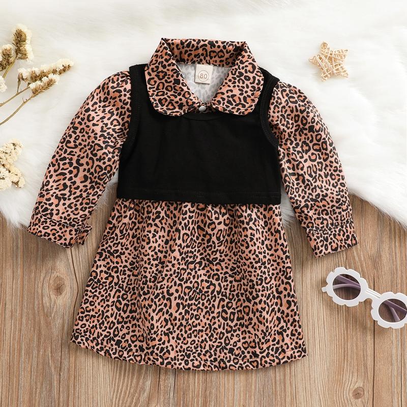 Girl's Dresses 1-4Y Autumn Kids Girls Clothes Leopard Long Sleeve Shirt Dress Camisole Children Fashion Style 2pcs Girl Clothing SetsGirl's
Girl's Dresses 1-4Y Autumn Kids Girls Clothes Leopard Long Sleeve Shirt Dress Camisole Children Fashion Style 2pcs Girl Clothing SetsGirl's