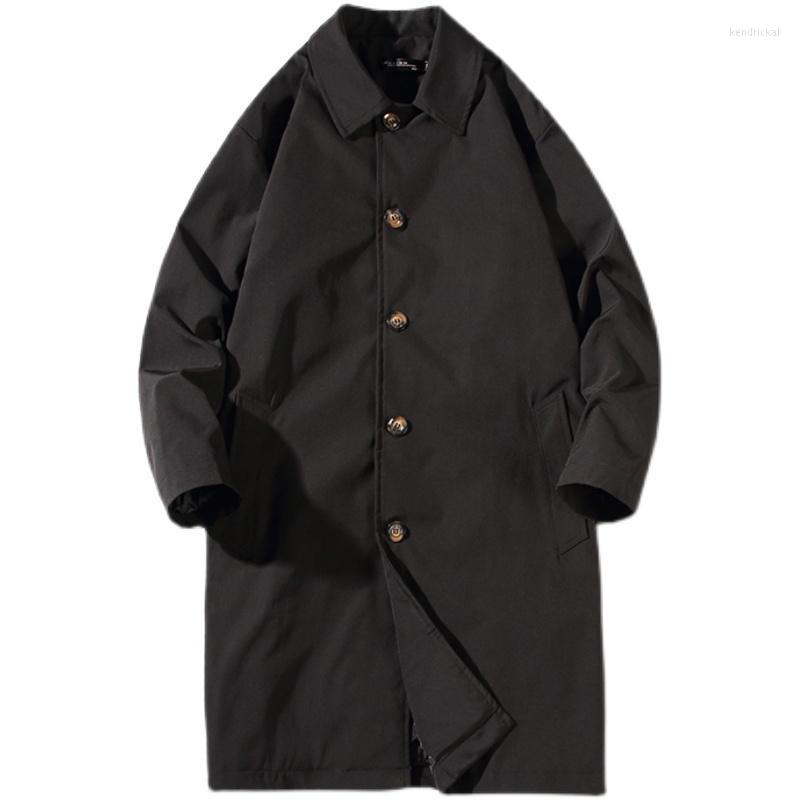 Men's Trench Coats Spring Men Black Oversized Coat Loose Fashion Casual Windbreaker Male Medium Length Korean Handsome OvercoatMen's Kend22
Men's Trench Coats Spring Men Black Oversized Coat Loose Fashion Casual Windbreaker Male Medium Length Korean Handsome OvercoatMen's Kend22