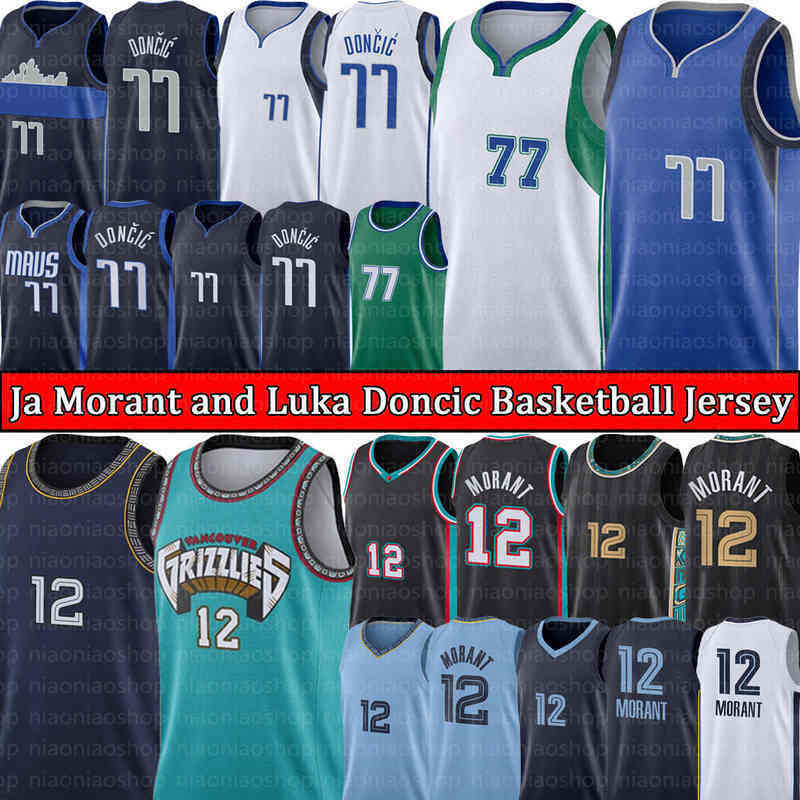 Ja 12 Morant 77 Luka Doncic''Dallas''Mavericks''Basketball Jersey Memphis''Grizzlies''Jerseys men with 75th T-shirt, With logo jersey
Ja 12 Morant 77 Luka Doncic''Dallas''Mavericks''Basketball Jersey Memphis''Grizzlies''Jerseys men with 75th T-shirt, With logo jersey