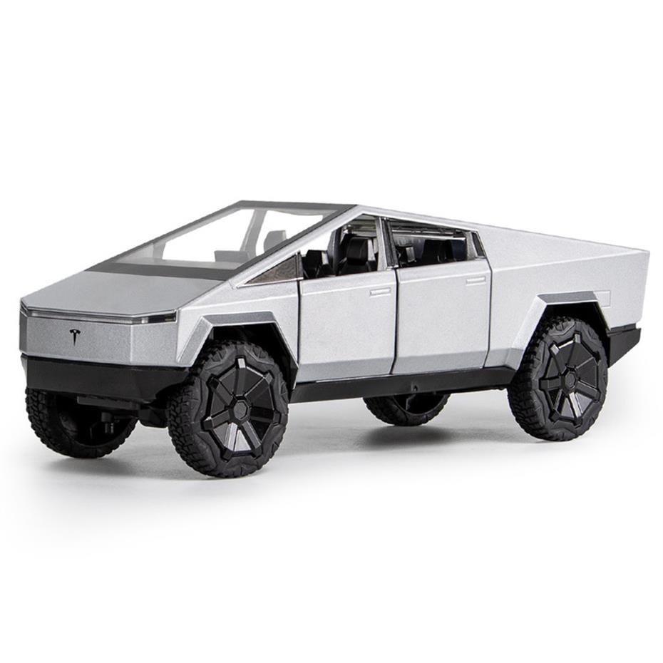 Diecast Model Cars 124 Tesla Cybertruck Pickup Alloy Diecasts & Toy Vehicles Metal Toy Car Model Sound and light Pull back Collect2600
Diecast Model Cars 124 Tesla Cybertruck Pickup Alloy Diecasts & Toy Vehicles Metal Toy Car Model Sound and light Pull back Collect2600