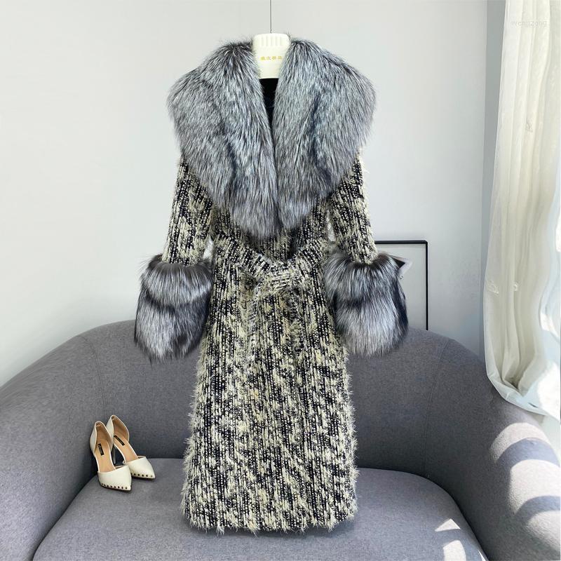 Women's Fur & Faux 2022 Imported Collar Wool Woolen Bright Coat Mid-length Over-the-knee Winter For Women, Clear
Women's Fur & Faux 2022 Imported Collar Wool Woolen Bright Coat Mid-length Over-the-knee Winter For Women, Clear