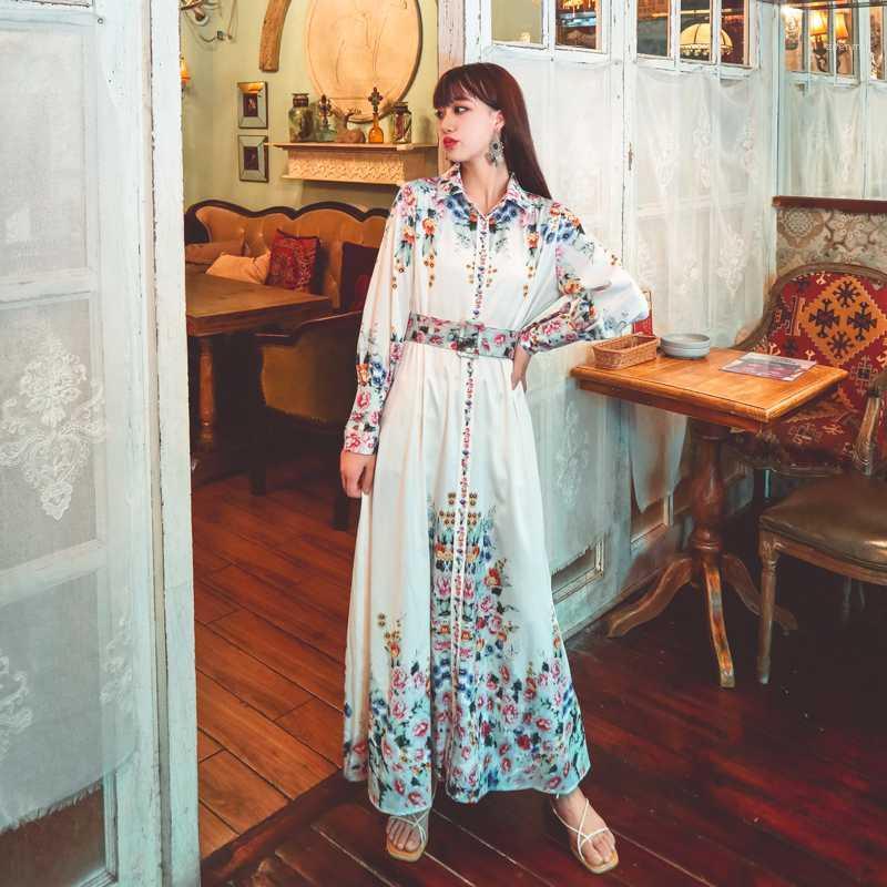 Casual Dresses Woman Maxi Shirt Dress Summer 2022 Fashion Puff Sleeve Stand-Neck Robe Femme Elegant Party Ethnic Vintage Floral Arabian Clot, Ivory
Casual Dresses Woman Maxi Shirt Dress Summer 2022 Fashion Puff Sleeve Stand-Neck Robe Femme Elegant Party Ethnic Vintage Floral Arabian Clot, Ivory