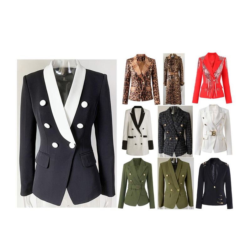 Womens Suits & Blazers Woman Office Suit Jacket Formal Outfit Pockets Sequins Animal Print Design Lady Outwear Plus Size S-XXL 22 Models For Options-5, Silical gel
Womens Suits & Blazers Woman Office Suit Jacket Formal Outfit Pockets Sequins Animal Print Design Lady Outwear Plus Size S-XXL 22 Models For Options-5, Silical gel