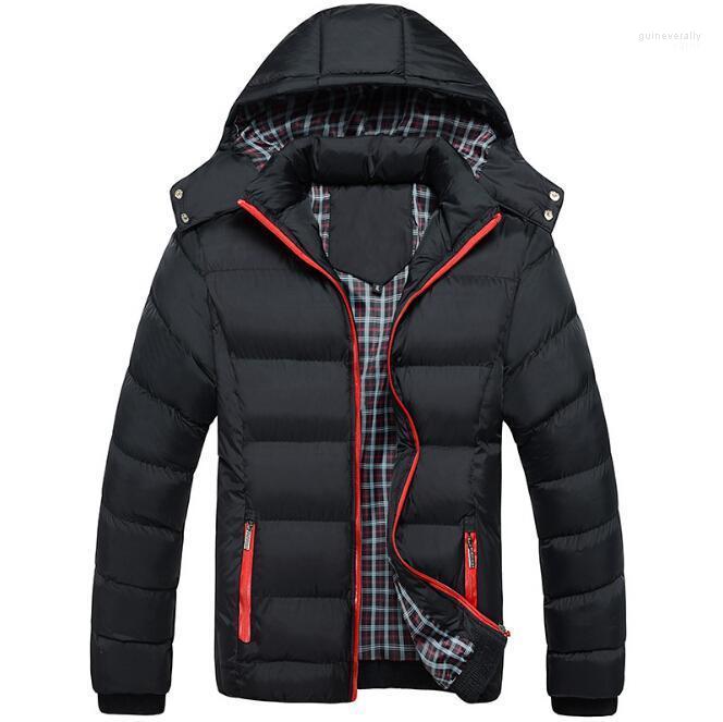 Wholesale- 2022 Winter Coat Men Quilted Black Puffer Jacket Warm Fashion Male Overcoat Parka Outwear Cotton Padded Hooded Size XL-4XL Guin22
Wholesale- 2022 Winter Coat Men Quilted Black Puffer Jacket Warm Fashion Male Overcoat Parka Outwear Cotton Padded Hooded Size XL-4XL Guin22