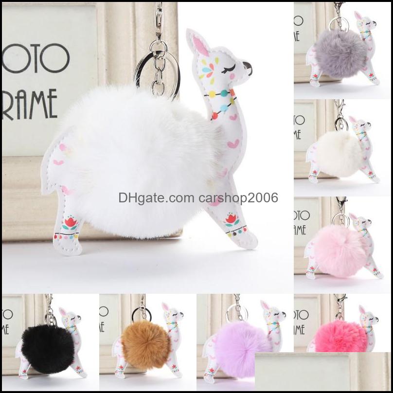 Key Rings Jewelry Fluffy Fur Ball Alpaca Leather Animal Keychains Charm 10Cm Artificial Rabbit Pompom Keyrings Women Dhztp
Key Rings Jewelry Fluffy Fur Ball Alpaca Leather Animal Keychains Charm 10Cm Artificial Rabbit Pompom Keyrings Women Dhztp