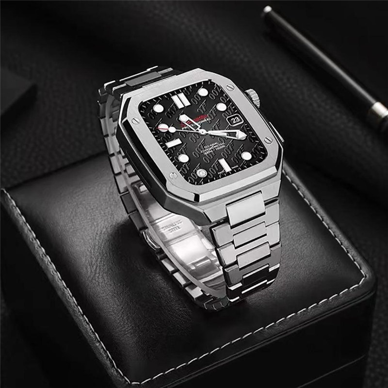 for Apple Watch Series 8 7 6 5 4 Premium Stainless Steel AP MOD Kit Armor Protective Case Band Strap Bracelet Cover iWatch 41mm 45mm, Rose gold
for Apple Watch Series 8 7 6 5 4 Premium Stainless Steel AP MOD Kit Armor Protective Case Band Strap Bracelet Cover iWatch 41mm 45mm, Rose gold
