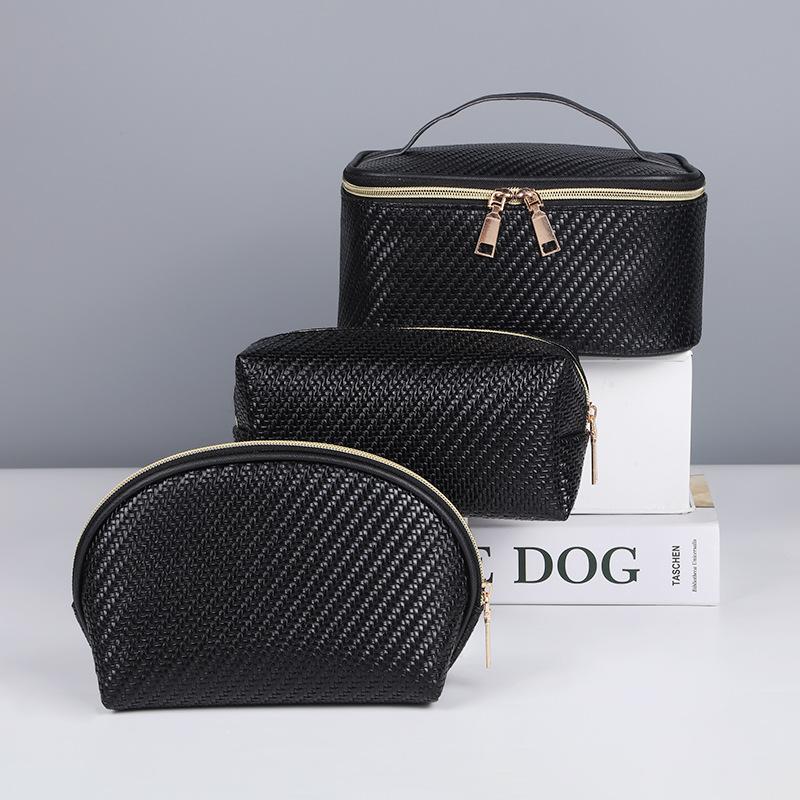 Cosmetic Bags & Cases Weave Pattern Pu Bag Travel Waterproof Wash High-quality Manicure Box Large-capacity Storage BagCosmetic
Cosmetic Bags & Cases Weave Pattern Pu Bag Travel Waterproof Wash High-quality Manicure Box Large-capacity Storage BagCosmetic