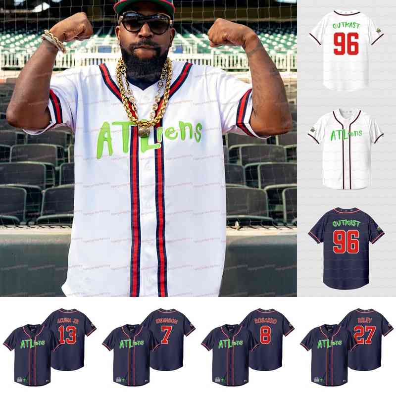 Outkast 25th Anniversary Atliens Jersey Dansby Swanson Matt Olson Ronald Acuna Jr. Freddie Freeman Austin Riley Ozzie Albies Ender Inciarte, White mens s-3xl
Outkast 25th Anniversary Atliens Jersey Dansby Swanson Matt Olson Ronald Acuna Jr. Freddie Freeman Austin Riley Ozzie Albies Ender Inciarte, White mens s-3xl