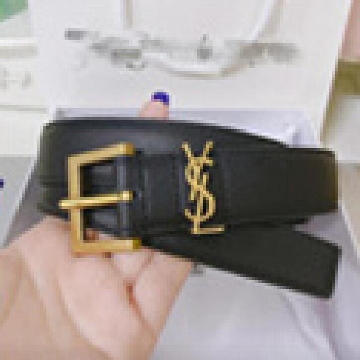 

02 sell Yves's Saint's Laurent's casual girdle high quality women belt fashion leather belt 2.8cm waistband, Customize