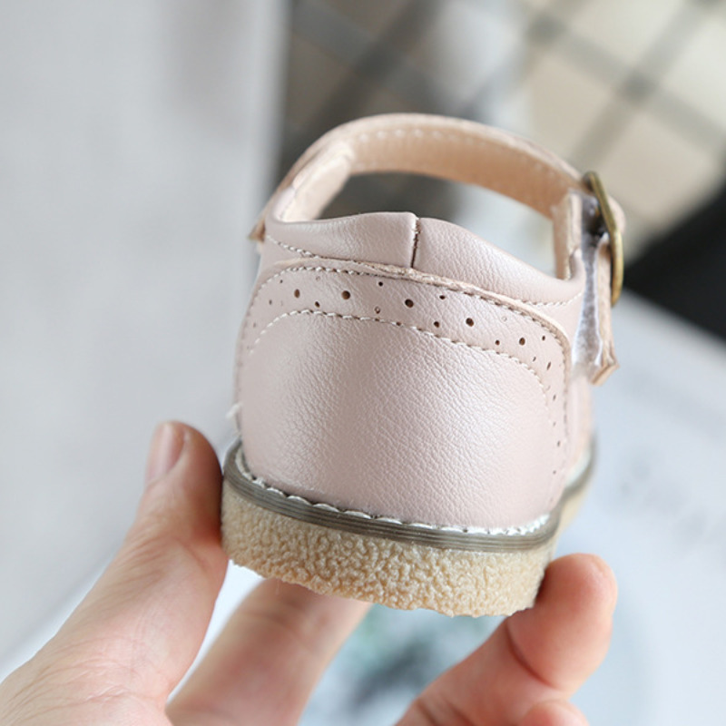 Grils Leather Shoes Casual Girls Autumn Winter Kids Pu Show White Children s Black Pink Toddler Girl ER 30Flats 220525