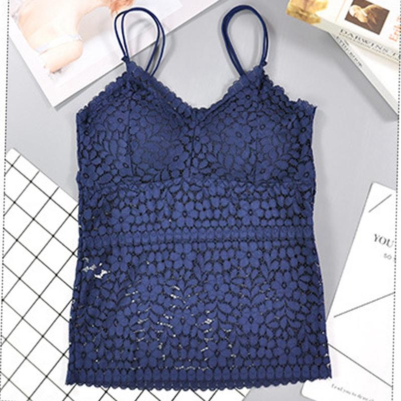 Women's Tanks & Camis Sexy Lace Long Camisole Anti-Glare Bottoming Beauty Vest, Black
Women's Tanks & Camis Sexy Lace Long Camisole Anti-Glare Bottoming Beauty Vest, Black