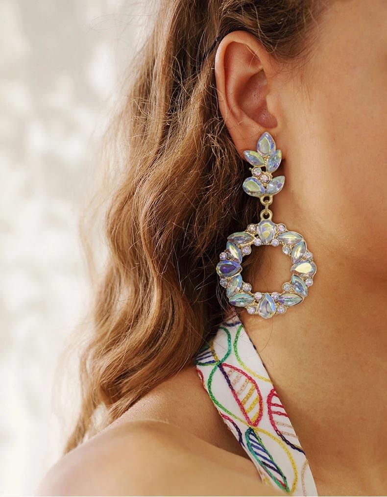 Hoop & Huggie Bohemian Girl Multicolor Diamond Handmade Earrings Personality Irregular Gemstone Summer Fashion Party JewelryHoop
Hoop & Huggie Bohemian Girl Multicolor Diamond Handmade Earrings Personality Irregular Gemstone Summer Fashion Party JewelryHoop