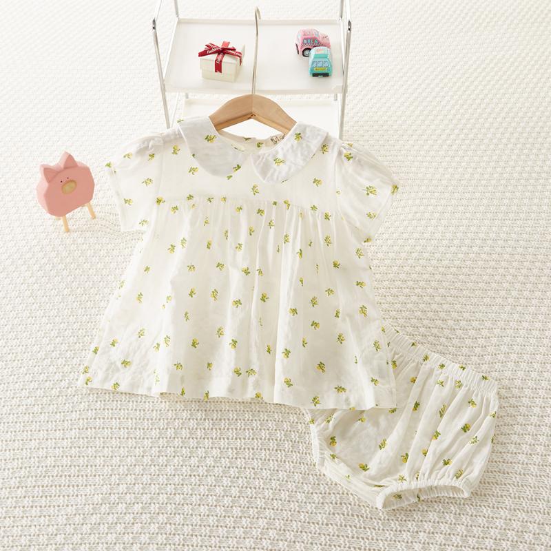 Clothing Sets Baby Girl Clothes Summer Doll Collar Retro Small Floral Cotton Girls Blouse Bottoming Shorts OutfitsClothing, White
Clothing Sets Baby Girl Clothes Summer Doll Collar Retro Small Floral Cotton Girls Blouse Bottoming Shorts OutfitsClothing, White