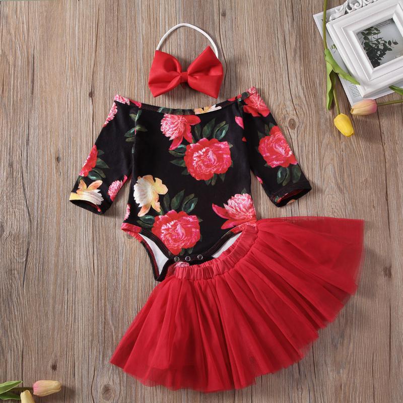 Clothing Sets Born Baby Girl Clothes 3pcs Floral Print Romper Jumpsuit Tutu Skirt Headband Outfit SetClothing, As pic
Clothing Sets Born Baby Girl Clothes 3pcs Floral Print Romper Jumpsuit Tutu Skirt Headband Outfit SetClothing, As pic
