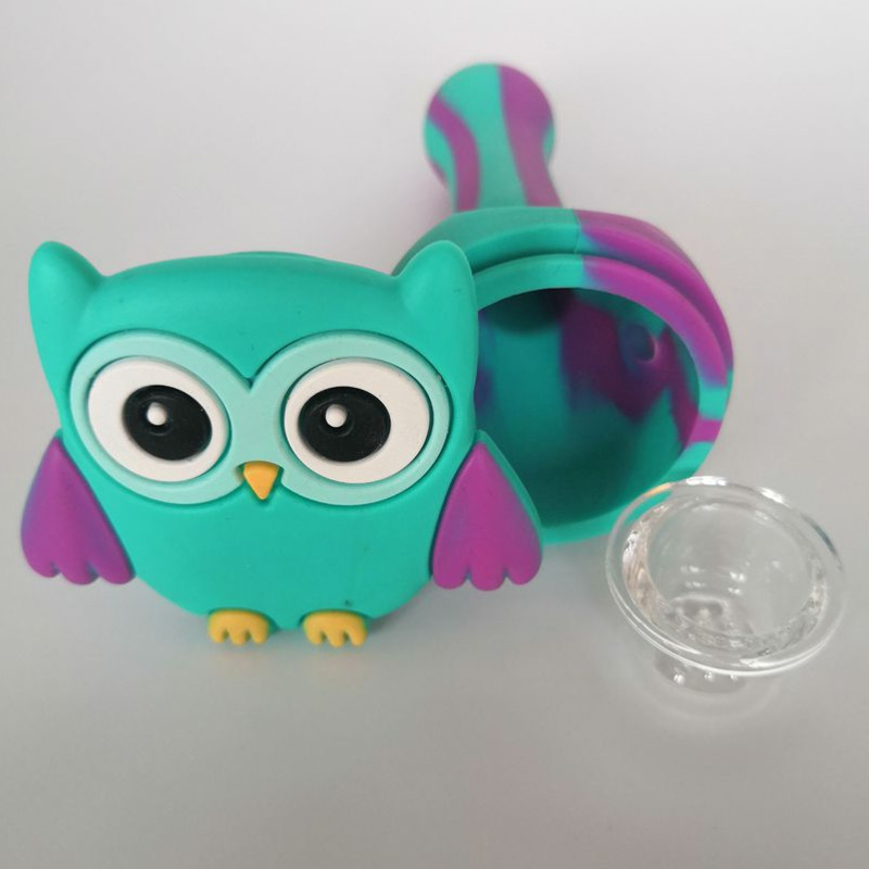 New cartoon Silicone Pipe With Glass Bowl 6 styles mini oil smoking Pipes Reuse and Unbreakable Tobacco Hand Pipes
New cartoon Silicone Pipe With Glass Bowl 6 styles mini oil smoking Pipes Reuse and Unbreakable Tobacco Hand Pipes